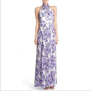 Elegant Purple Floral Maxi Dress Eliza J